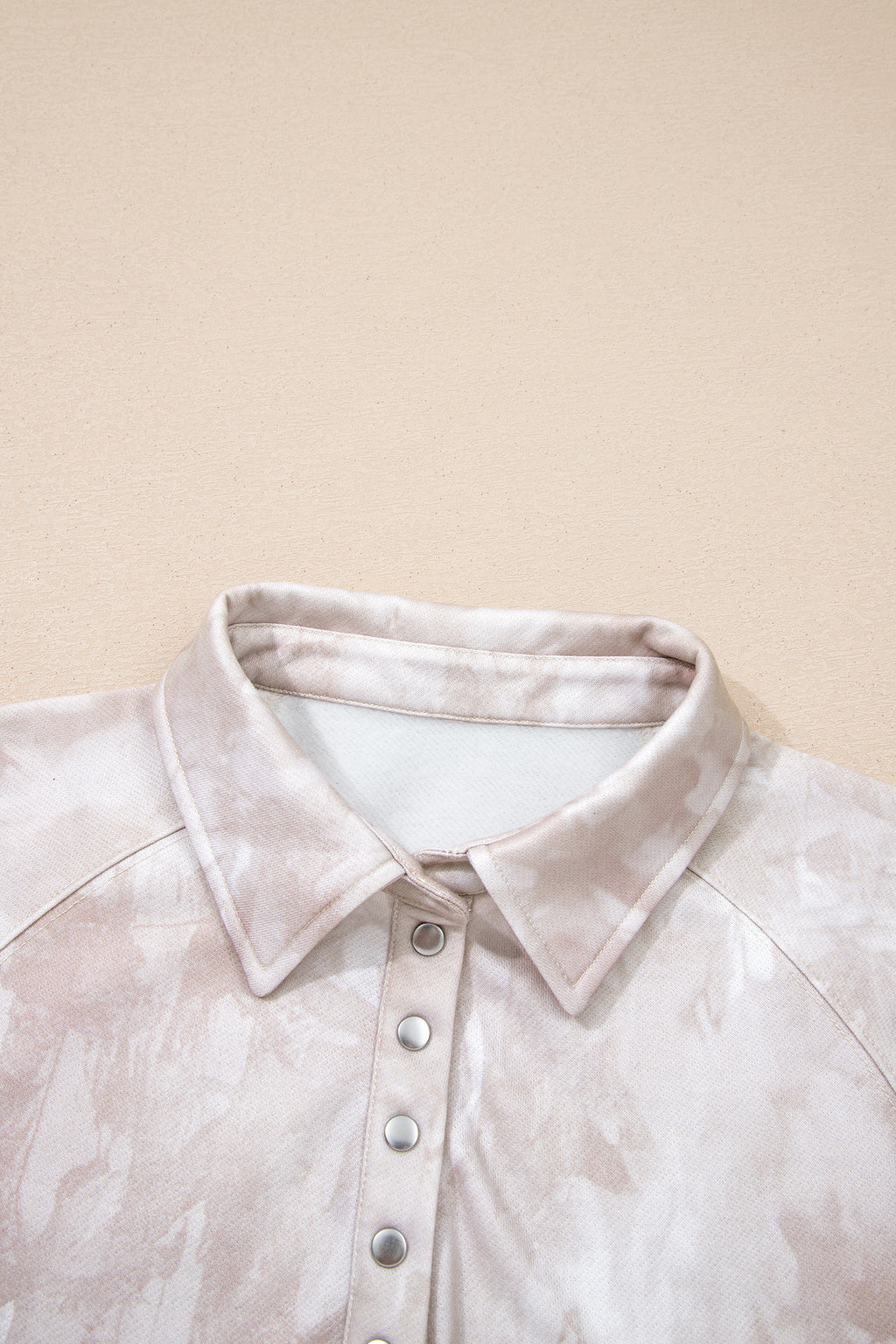 White Abstract Woodland Print Balloon Sleeve Pullover Drawstring Mini Skort Set