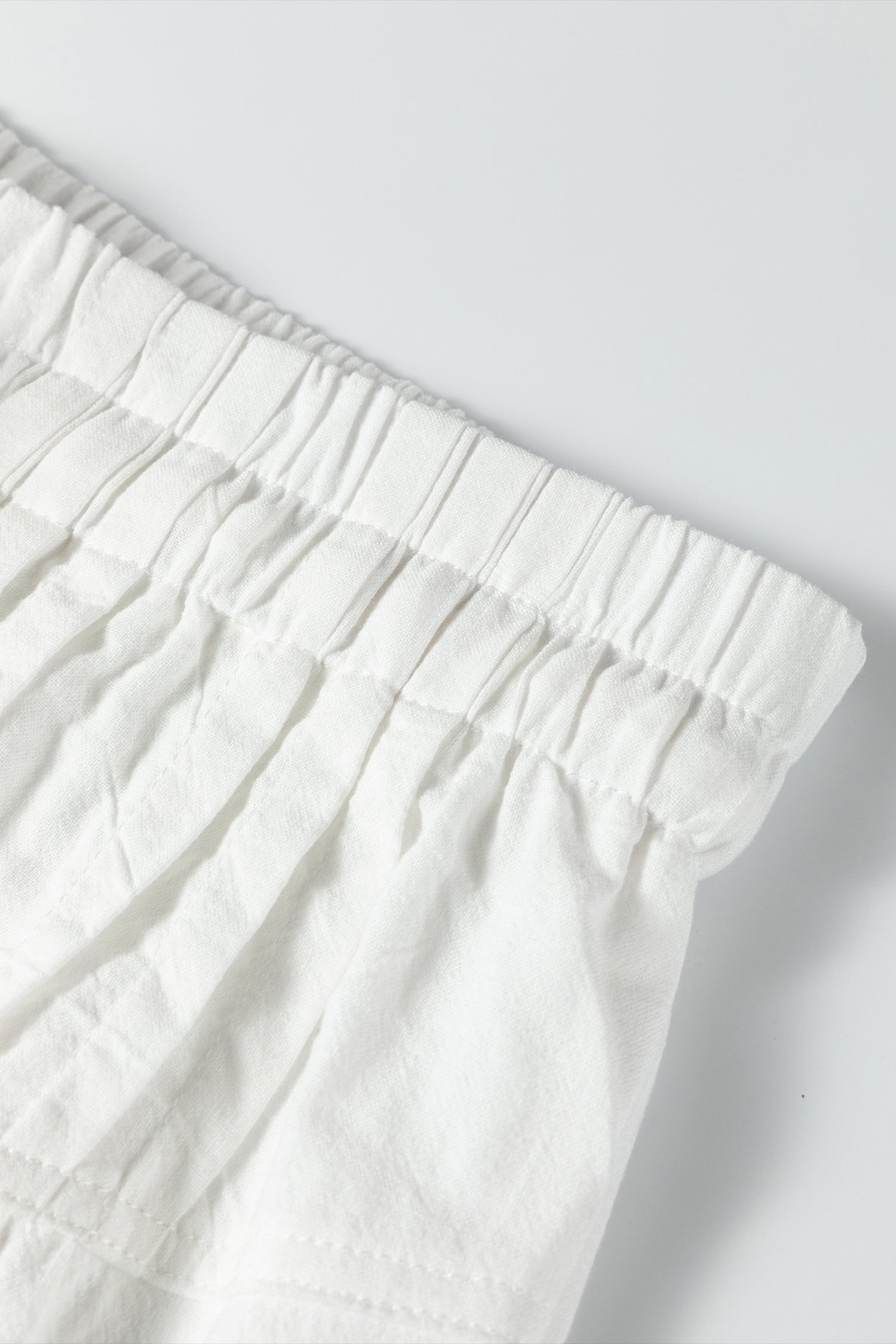 Jet Stream Drawstring Elastic Waist Button Pleated Detail Wide Leg Pants